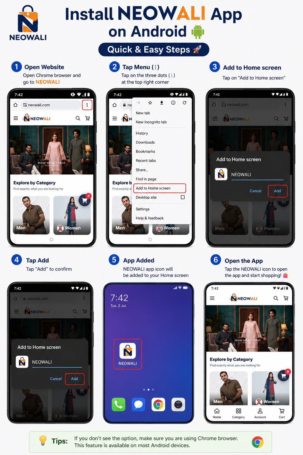 Android app installation guide