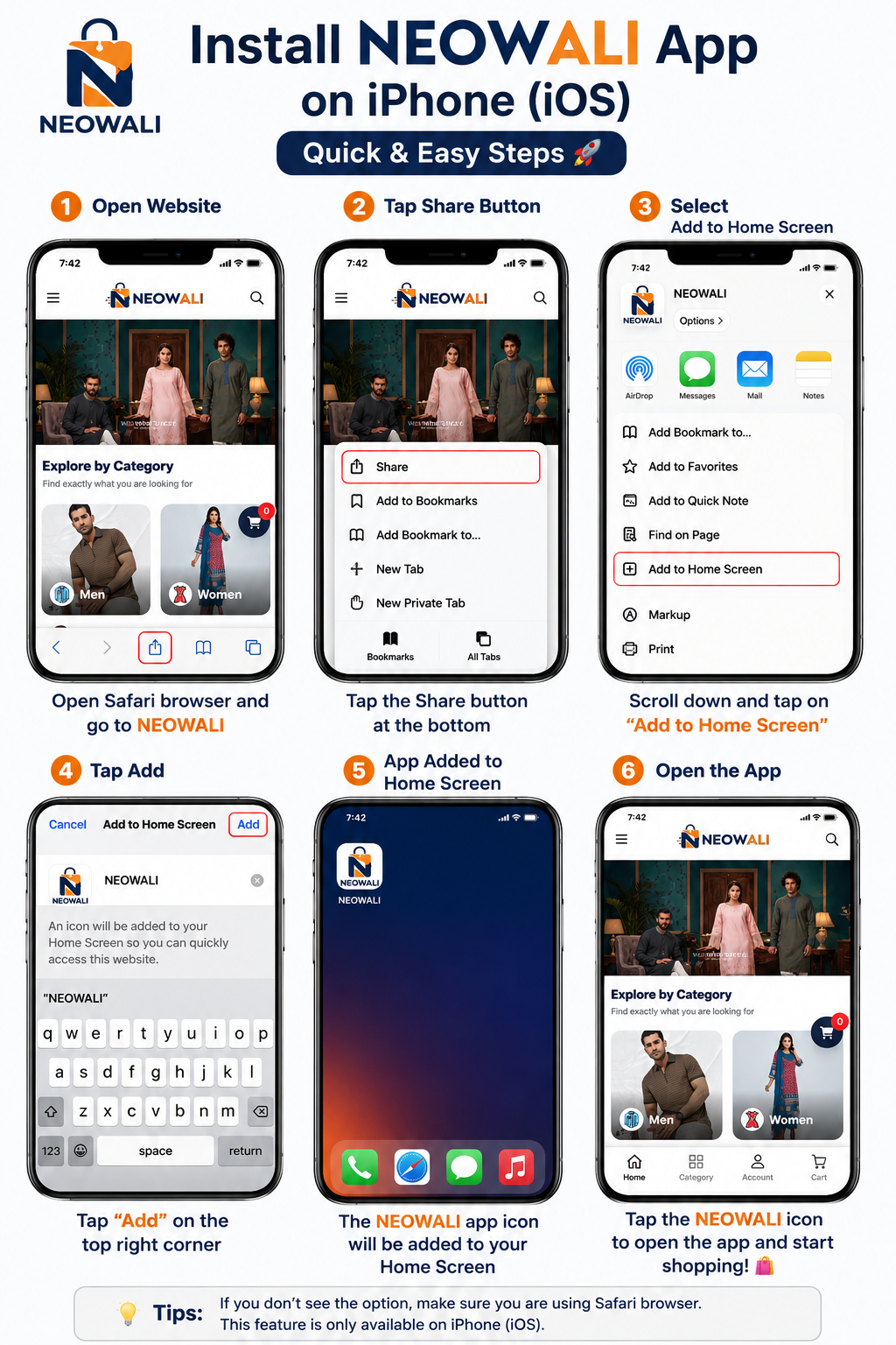 iPhone app installation guide
