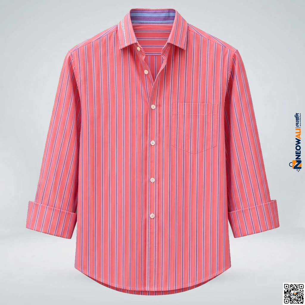 Premium Cotton Check Shirt – Long Sleeve
