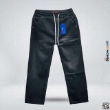Men’s Black Wash Drawstring Baggy Jeans